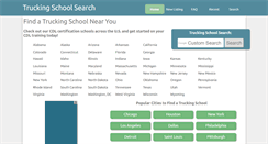 Desktop Screenshot of localtruckingschools.com