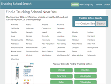 Tablet Screenshot of localtruckingschools.com